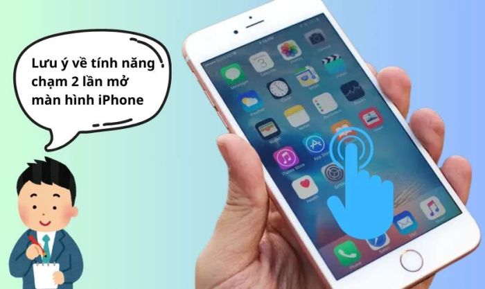 Những lưu ý khi sử dụng tính năng chạm đúp mở màn hình