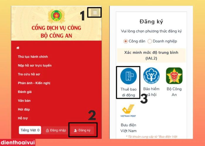 Căn cước công dân trực tuyến