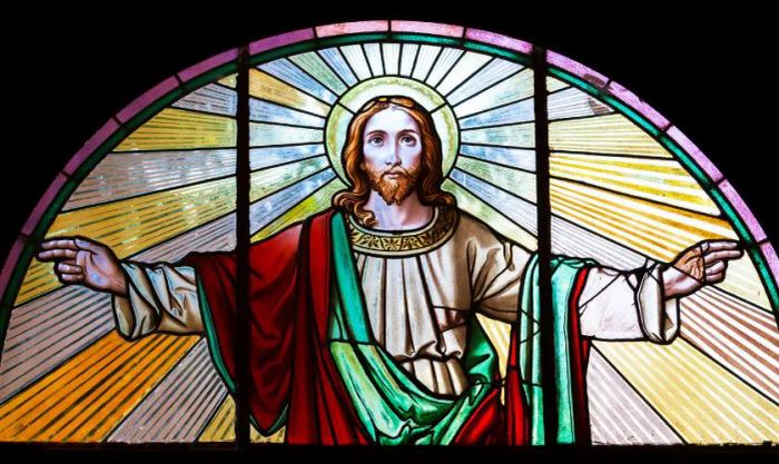 Hình nền chúa Giêsu với nhiều màu sắc rực rỡ