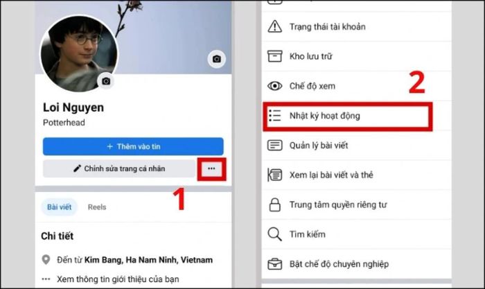 Hướng dẫn ẩn toàn bộ bài đăng trên Facebook
