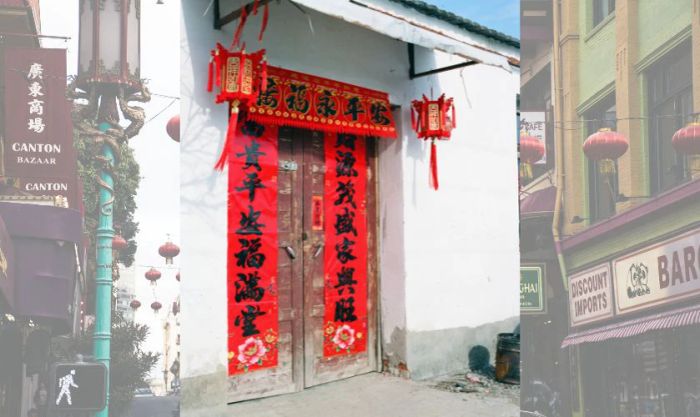 Hình ảnh câu đối Tết tiếng Trung ấn tượng