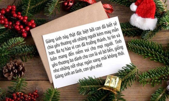Dòng văn Noel ấm áp, tràn đầy tình thương