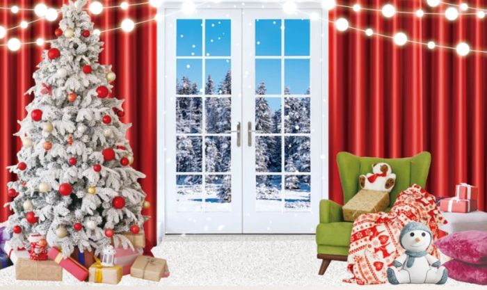 Hình nền chụp ảnh Giáng sinh ấn tượng