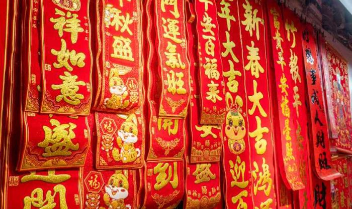 Câu đối Tết tiếng Trung về phát tài