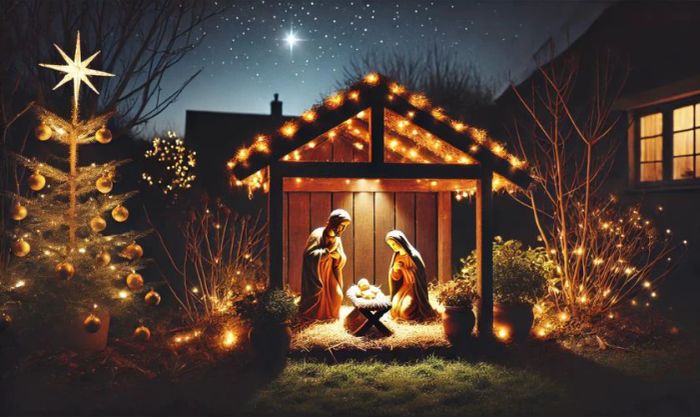 Những mẫu thiết kế hang đá Giáng sinh ấn tượng
