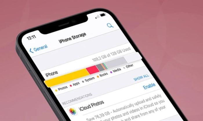 Lý do bộ nhớ đệm trên iPhone bị đầy