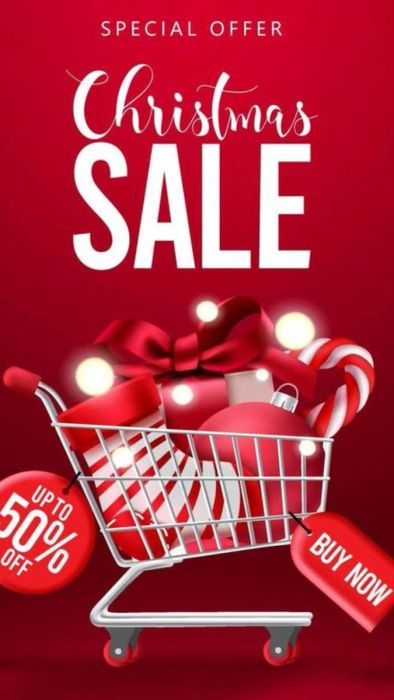 Những mẫu ảnh sale Giáng sinh hấp dẫn và thu hút khách hàng
