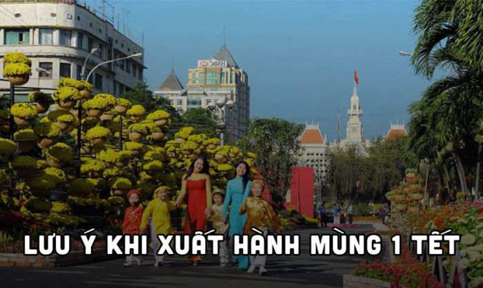 Những lưu ý khi xuất hành mùng 1 Tết 2025