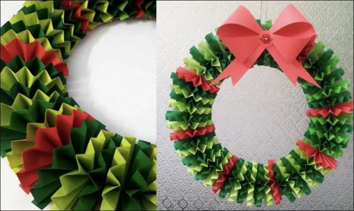 Sắp xếp các dải màu sao cho vòng nguyệt quế trở nên bắt mắt hơn.