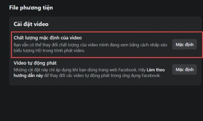 Cách bật chế độ tải video chất lượng cao trên Facebook bằng máy tính nhanh chóng