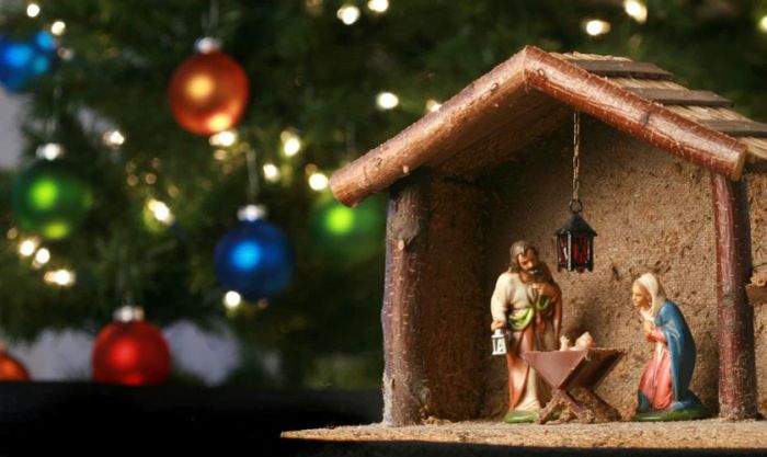 Tổng hợp các mẫu hang đá Giáng sinh nhỏ đẹp