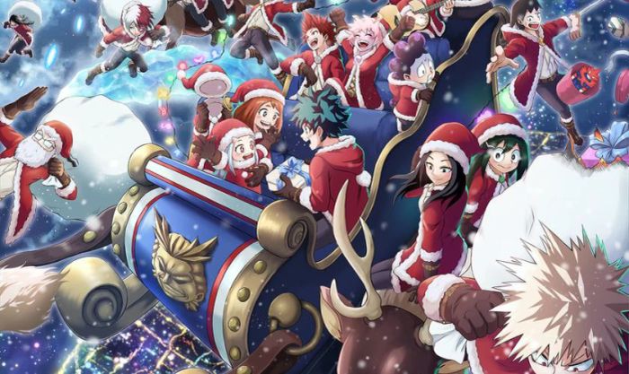 Hình nền Giáng sinh Anime My Hero Academia