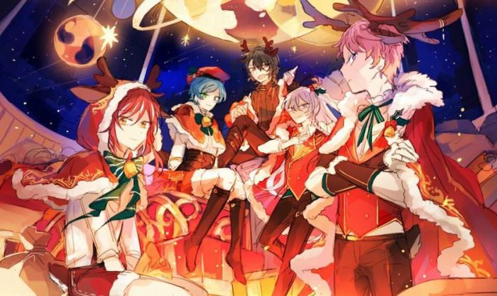 Hình nền Giáng sinh Anime phong cách ngầu