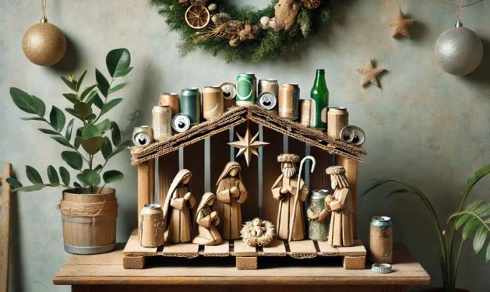 Mẫu hang đá Giáng sinh độc đáo