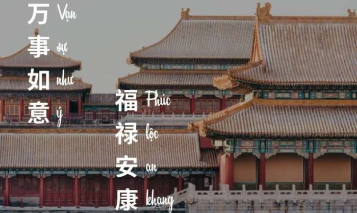 Câu đối Tết tiếng Trung tuyệt đẹp