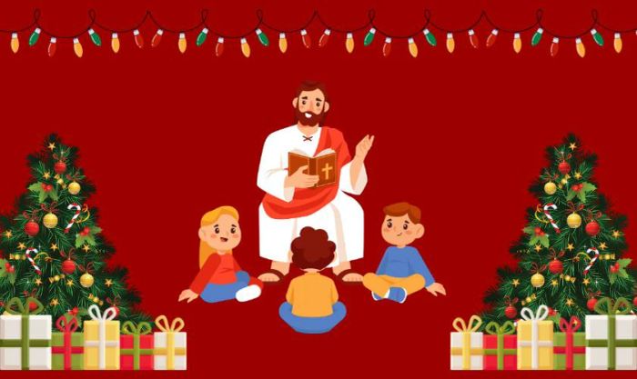 Hình nền chúa Giêsu đang trò chuyện