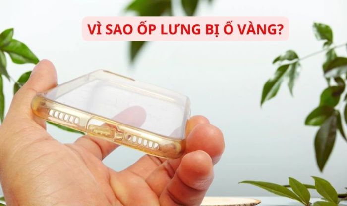 Tại sao ốp lưng lại bị ố vàng?