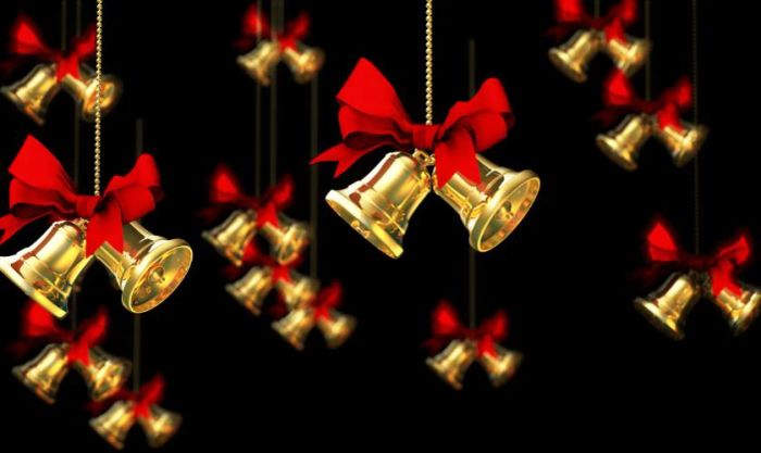 Hình nền chuông Giáng sinh lấp lánh