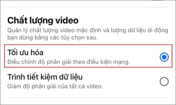 Nâng cao chất lượng tối ưu