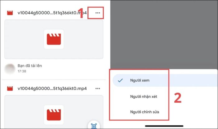 Thiết lập quyền truy cập