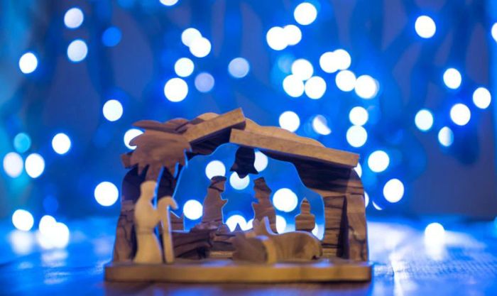 Hình nền trang trí hang đá lấp lánh và sống động