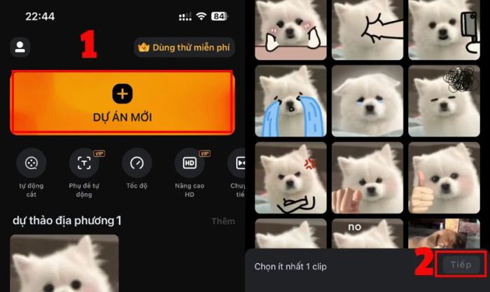 Hướng dẫn tạo video từ ảnh bằng VivaVideo