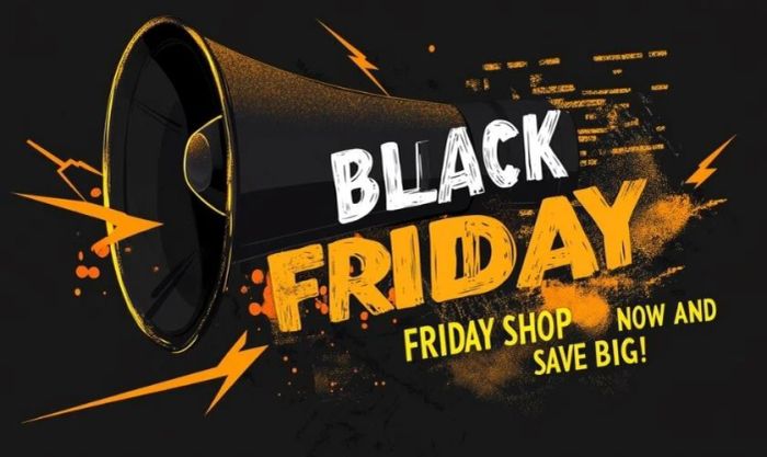 Gợi ý thiết kế banner Black Friday cho chương trình khuyến mãi