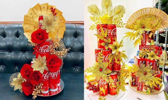 Tháp bánh trưng bày cho năm mới đầy ý nghĩa