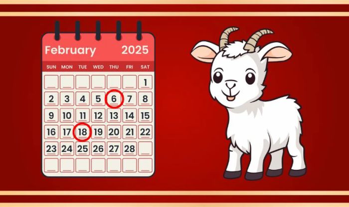 Xem ngày đẹp tháng 2 năm 2025 dành cho tuổi Mùi