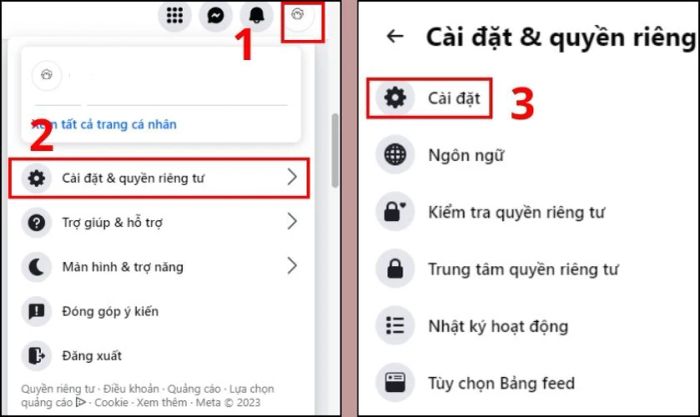 Hướng dẫn chi tiết cách khóa trang cá nhân trên máy tính