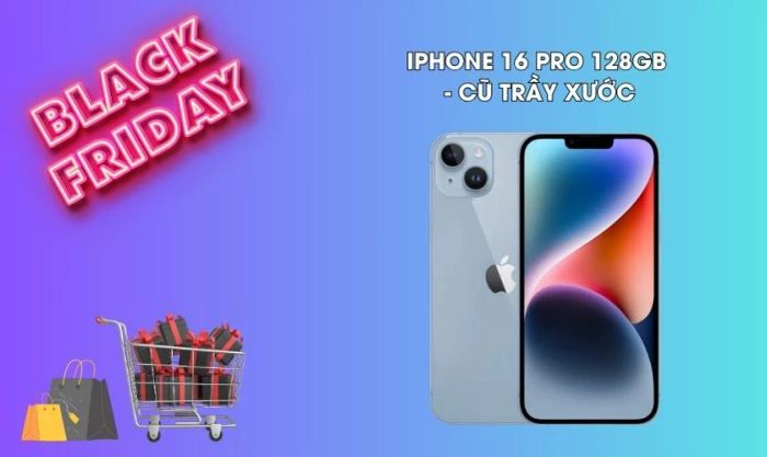 iPhone 16 Pro 128GB – Cũ trầy xước giảm giá cực sốc trong Black Friday