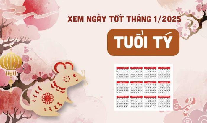 Xem ngày tốt tháng 1 năm 2025 dựa trên tuổi.