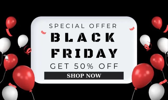 Hình ảnh sale Black Friday sang chảnh và lôi cuốn