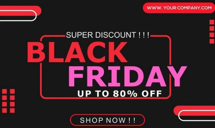 Hình ảnh sale Black Friday ấn tượng và bắt mắt
