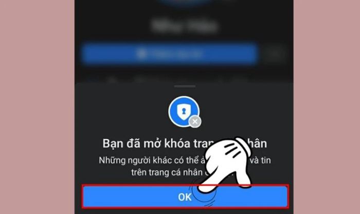 Nhấn OK