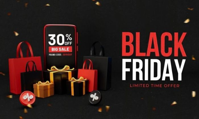 Áp phích Black Friday gây ấn tượng mạnh