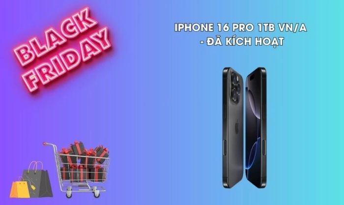 iPhone 16 Pro 1TB VN/A - Đã kích hoạt với mức giá hấp dẫn, nhanh tay sở hữu ngay!