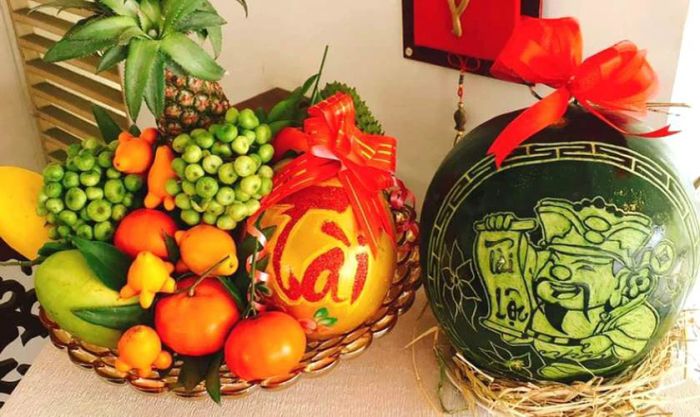 Mâm ngũ quả ngày Tết miền Nam với phong cách số 5.