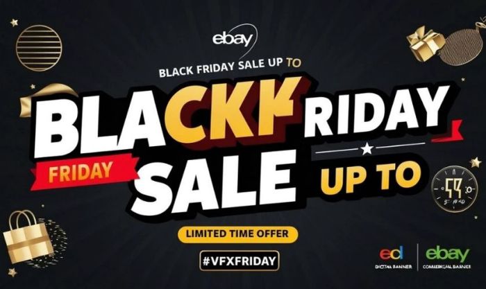 Những mẫu banner Black Friday ấn tượng và thu hút
