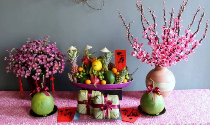 Mâm ngũ quả Tết đẹp mắt và độc đáo
