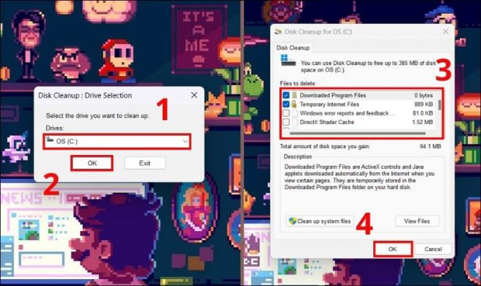 Dọn dẹp hệ thống - Bước 2