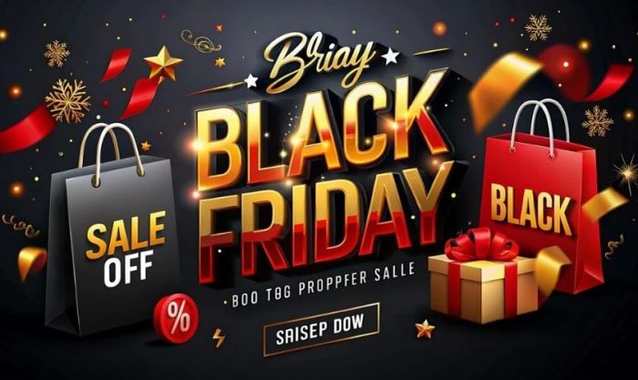 Thiết kế banner Black Friday