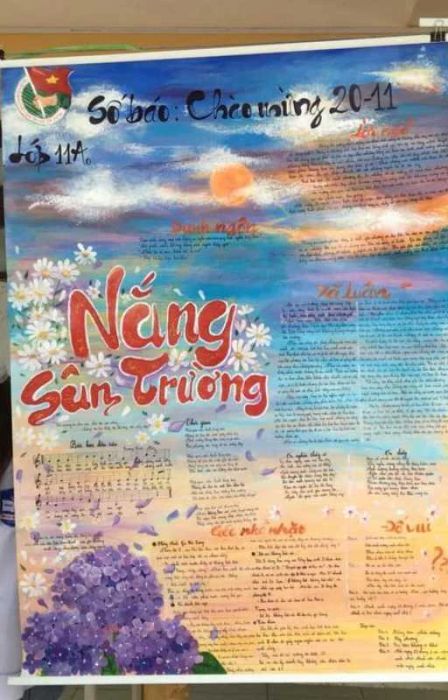 Các báo tường 20/11 giành giải cao