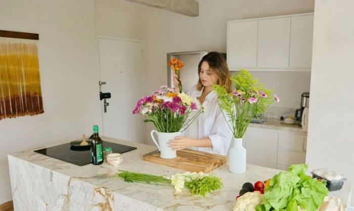 Để có một bình hoa đẹp, hãy chọn lọ hoa phù hợp với kích thước của hoa