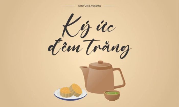 Font Việt hóa VN Lovelista là sự pha trộn giữa nét xưa cũ và hơi thở hiện đại.