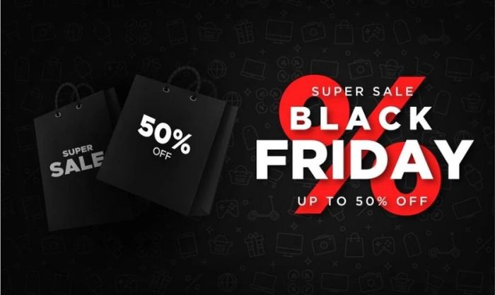 Gợi ý thiết kế banner Black Friday