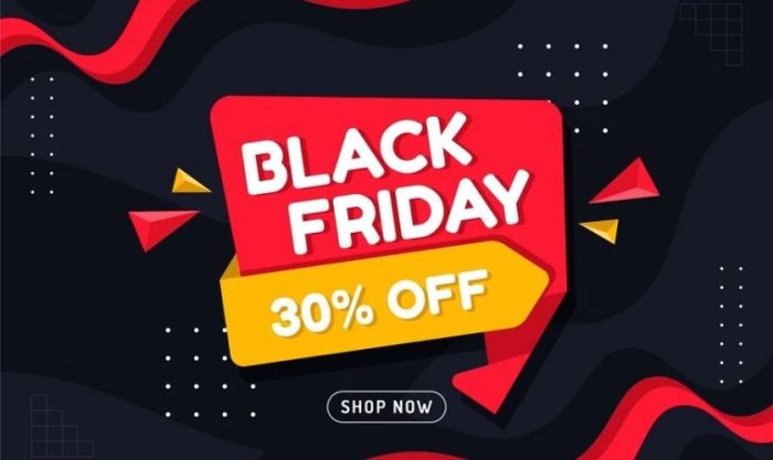 Thiết kế hình ảnh Black Friday độc đáo và nổi bật