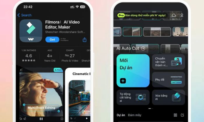 FilmoraGo - Tạo video từ ảnh đơn giản và nhanh chóng