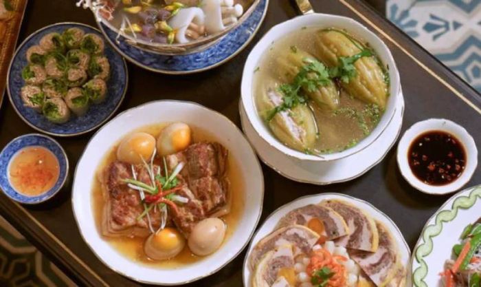 Mâm cúng mùng 1 Tết miền Nam