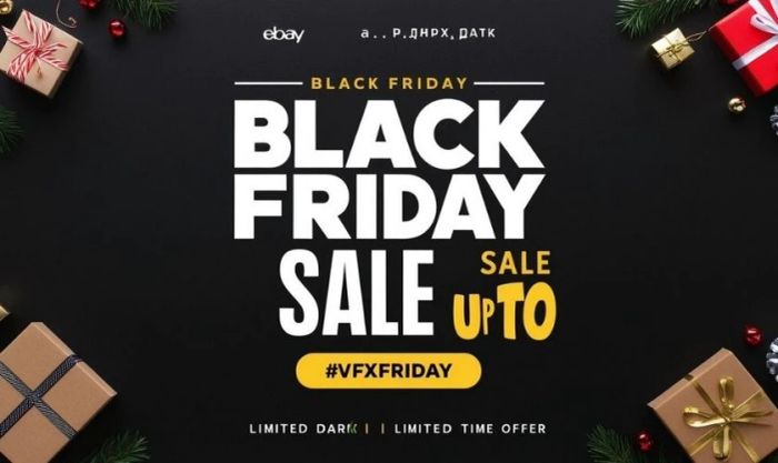 Thiết kế sale Black Friday ấn tượng và thu hút